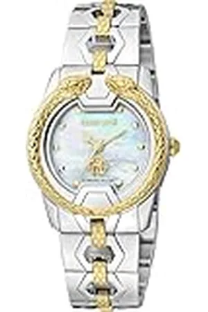 Roberto Cavalli Reloj Analógico para Mujeres de Cuarzo con Correa en Acero Inoxidable RV1L168M0051
