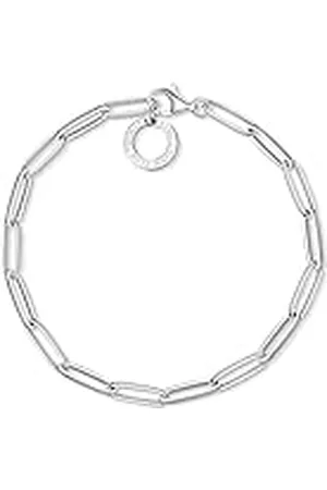 Thomas Sabo Pulsera con dijes de plata de ley 925 X0253-001-21-L18.5