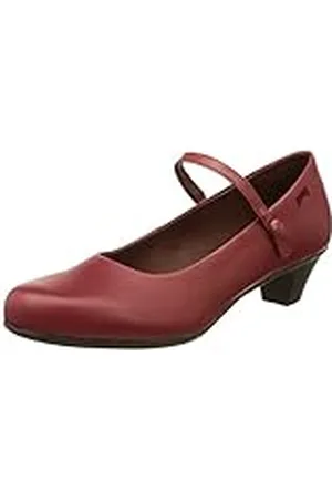 Camper Helena Bajo 20202, Mary Jane Flat, Mujer, Rojo 093, 37 EU