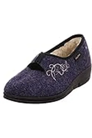 Fischer Fischer Dora, Zapatillas de Estar por casa Mujer, Azul (Blau 555), 42 EU