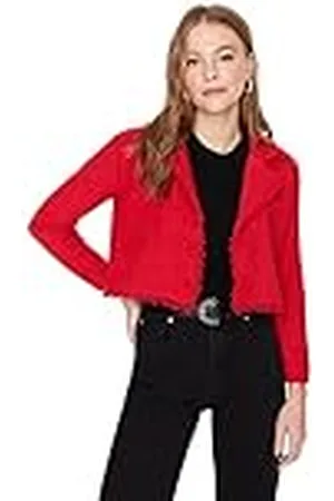 Trendyol Mujeres Recta Manga Larga Regular Camisas Camiseta, , 38