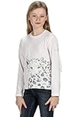 Regatta Camiseta Unisex de Manga Larga de algodón Wenbie Coolweave con Estampado gráfico, Camisetas/Polos/Chalecos