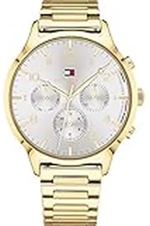 Tommy Hilfiger Reloj Analógico de Cuarzo multifunción para Mujer con Correa en Acero Inoxidable - 1781872