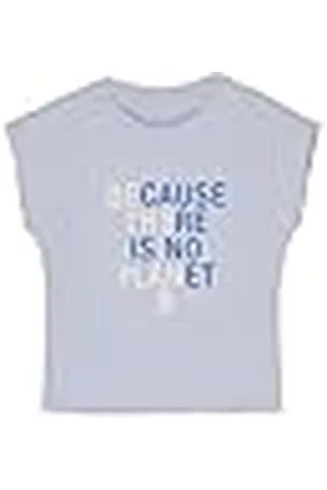 ECOALF Camiseta Niña Rialf, de Algodón, Tejido Reciclado, Camiseta Algodón Niña, Camiseta de Manga Corta, Camiseta Básica, Talla 14 años, Color