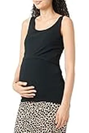 Mama;licious Mlkalina UK-Falda de Punto, Cuban Sand/AOP:Leo, S para Mujer
