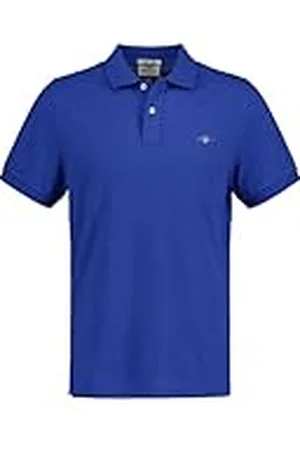 GANT Polo DE PIQUÉ REG Shield SS, Rich Blue, 4XL para Hombre
