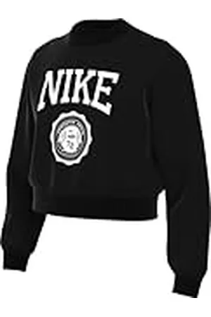 Nike Sportswear Club Sudadera con Cuello Redondo De Tejido French Terry - Niña, , HJ3373-010, M