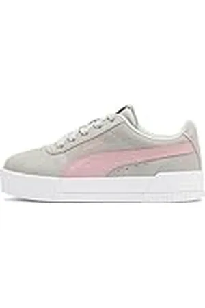 PUMA Carina PS, Zapatillas Niñas, Gris (Gray Violet-Bridal Rose 03), 34 EU