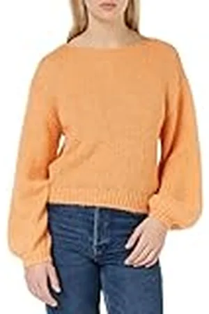 VILA VICHOCA L/S Knit Pullover/E, Suéter Tejido Mujer, Shell Coral