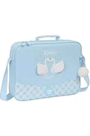 Glowlab M385, CISNES-Cartera Extraescolares, Maletín Portatodo, Bandolera, Cómoda y Versátil, Calidad y Resistencia, 38x6x28 cm, Color Unisex niños, Estándar