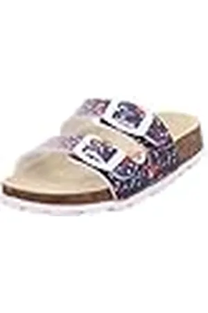 Superfit Fussbettpantoffel, Pantuflas, Azul (Blue/Red 8030), 41 EU