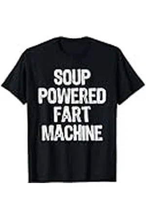 Generic Máquina de pedos alimentada por sopa divertida Camiseta