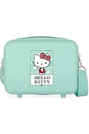 Hello Kitty Bow of Neceser Adaptable Verde 29x21x15 cms Rígida ABS 9,14L 0,84 kgs