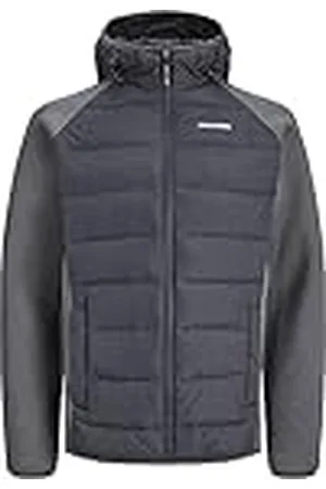 JACK & JONES Bestseller A/S Jcodust Hybrid Jacket Sn Chaqueta, /Detail:Light Grey Melange Sleeves, L para Hombre