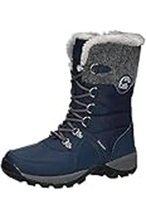 LICO Silke, Botas para Nieve Mujer, Azul, Gris, 39 EU