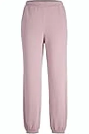 JJXX Jxabbie RLX HW Every Pants Swt Noos Pantalones de chándal, Mauve Shadows/Print:Gray Lilac Logo, S Mujeres