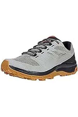 Salomon Outline Gore-Tex, Zapatos de Trekking y Senderismo, Hombre, Gris (Frost Gray Black Burnt Brick), 41 1/3 EU