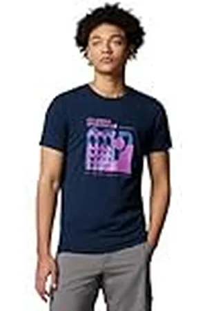 Columbia Hombre Camiseta Estampada de Manga Corta, Sun Trek