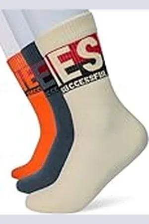 Diesel Skm-ray-threepack Calzino Calcetines, , M para Hombre