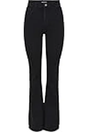 Pieces® Pcpeggy Flared Hw Jeans Bl-vi Noos Bc Pantalones, , S para Mujer
