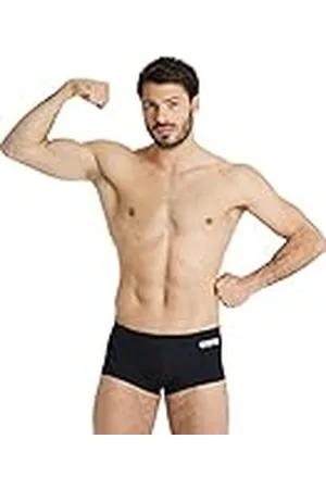 Arena Solid Team Bañador para Hombre, Piscina, Bañador de Secado Rápido, Bañador en Tejido MaxLife Eco, Resistencia al Cloro y Protección UV UPF 50+