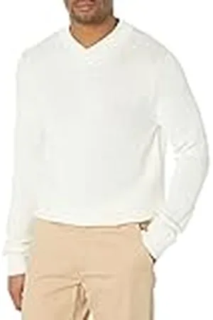 Amazon Jersey de Corte Recto con Cuello de Pico, Disponible en Largos Especiales (Anteriormente Conocido por Amazon) Hombre, , S
