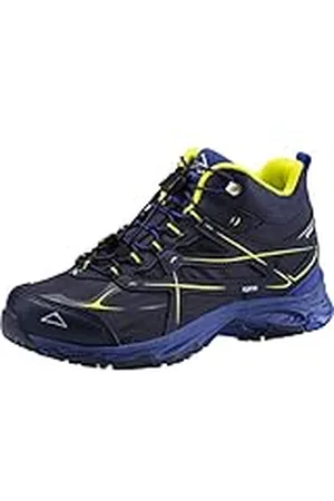 mc kinley McKINLEY Multifunktionsschuh Evosome Mid AQX Jr, Zapatos de High Rise Senderismo Unisex Niños, Azul (Navy/Blue/Lime 906), 30 EU