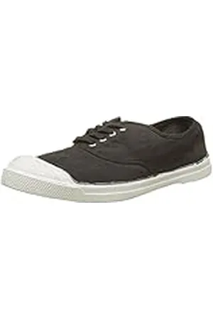 Bensimon Tennis Lacet Femme, Zapatillas Mujer, Negro (Carbone), 36 EU