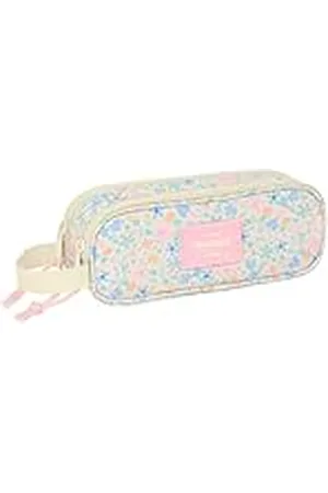 Blackfit8 Blossom - Portatodo Doble Niño, Estuche Infantil, Estuche Niño, Ideal para Niños en Edad Escolar, Cómodo y Versátil, Calidad y Resistencia, 21x6x8 cm, Color