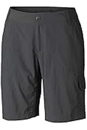 Columbia Silver Ridge 2.0 Pantalón Corto Cargo Nailon, Mujer, Gris (Grill), Talla US W10/L12/ (EU W42/L12)