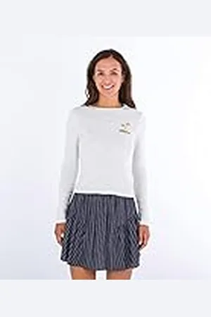 Hurley Sna Ls Rib Baby Tee, Camiseta Mujer, , S