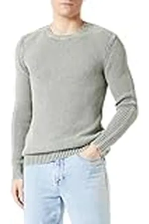 Replay Jersey de punto de algodón para hombre, gris (Grey Military 705), S