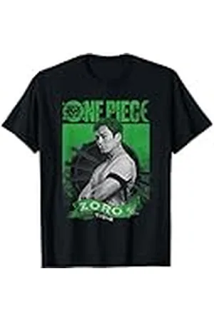 Onepiece Zoro Etched Portrait Camiseta