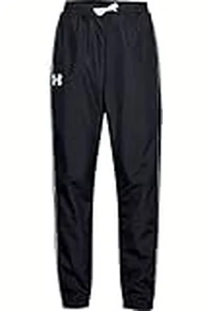 Under Armour Pantalón Play Up Woven Pantalón, Niñas, Black/Black/White (001), YXS