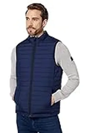 ECOALF Chaleco Reversible Hombre Wallalf, de Poliéster Reciclado, con Cuello Alto, Relleno de Fellex, Ultraligero y Cómodo, Chaleco Hombre, Talla XL, Color
