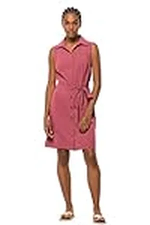 Jack Wolfskin Sonora Dress Vestido Informal, Rosa Suave, S para Mujer