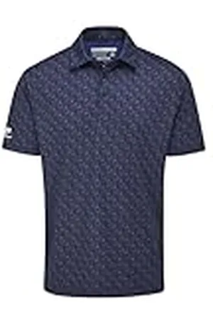 Stuburt Buzzard-Polo de Manga Corta, Transpirable, Ligero, Ajuste clásico, Absorbe la Humedad Camisa, , M para Hombre
