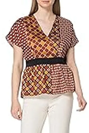 Sisley Blouse 5xhq5qei6 Blusa, Multicolor 65J, S para Mujer