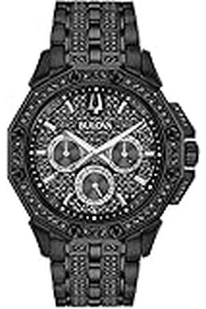 BULOVA Reloj Dial Multi para Hombres de Cuarzo con Correa en Acero Inoxidable 98C134