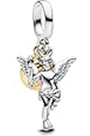 PANDORA Moments 763663C00 - Colgante de plata de ley con aleación chapada en oro, compatible con Moments y ME, Bicolor, Plata de ley, No es una piedra preciosa