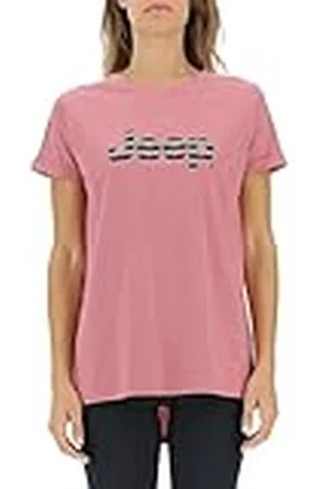 Jeep O102611-P490 J Woman T-Shirt Oversize Striped Print Turn-up Sleeve J22W Mujer M