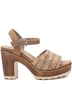 Refresh Sandalia Mujer Taupe - Calzado Cómodo y Versátil - Moda casual - Modelo 17270402 (Talla 36)