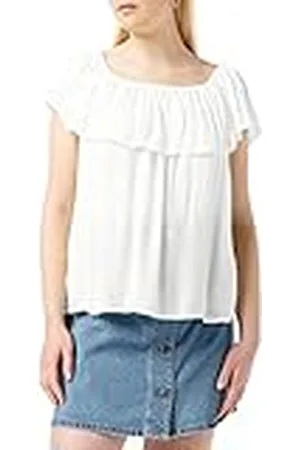 SPARKZ COPENHAGEN Harriet Off Shoulder Top Camisa, , M para Mujer
