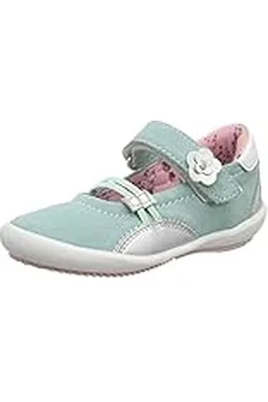 QS by s.Oliver 34202 - Bailarinas Niñas, Color Verde, Talla 29