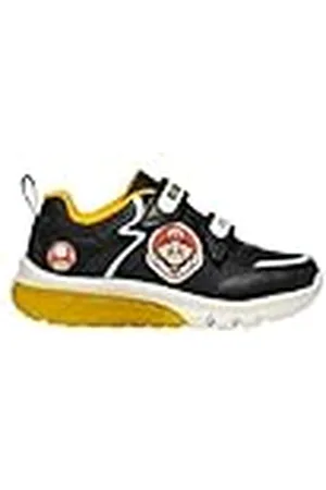 Geox J CIBERDRON Boy I, Zapatillas, Black/Yellow, 38 EU