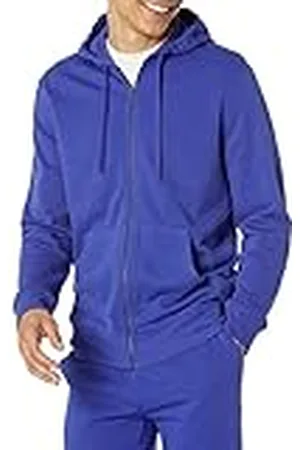 Amazon Sudadera con capucha y cremallera completa de felpa de manga larga (disponible en tallas grandes y largos especiales) Hombre, , M