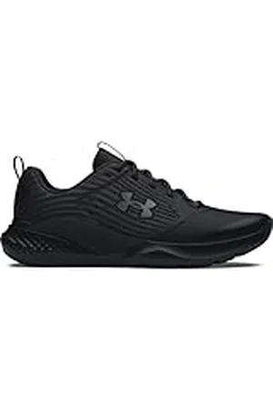 Under Armour UA Charged Commit TR 4 Zapatillas de entrenamiento para hombre, ligeros y duraderos zapatos deportivos para correr, color negro/negro oscuro/gris brezo
