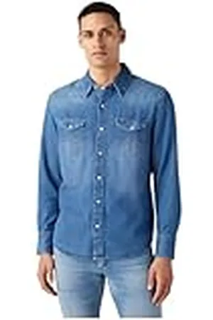 Wrangler 27 MW Camisa, , XX-Large Hombres