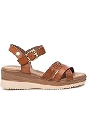 Xti Sandalia Mujer Camel - Calzado Cómodo y Versátil - Moda casual - Modelo 14385101 (Talla 39)