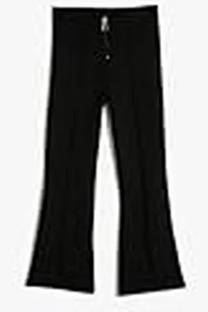 Koton Flare Trousers with Zipper Closure, Calzoncillos niñas,
